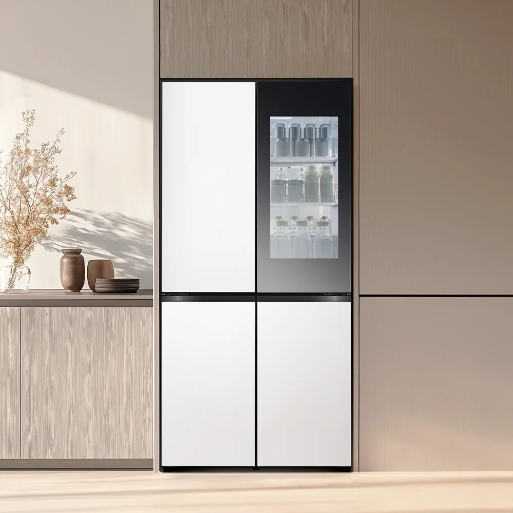 LG전자 m626mqq352s_ LG 디오스 오브제컬렉션 STEM 베이직 냉장고 Fit & Max (노크온) 제품 이미지