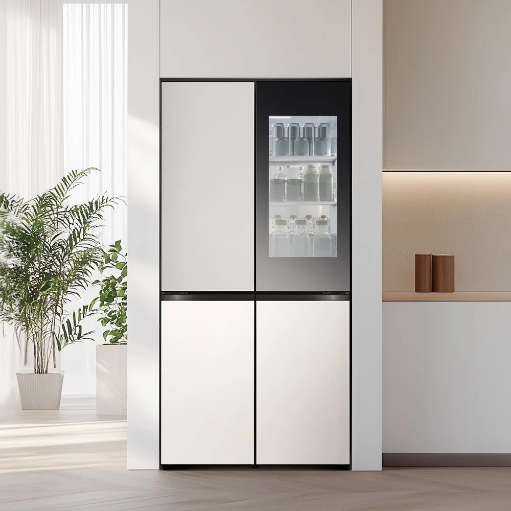 LG전자 m626mrq352s_ LG 디오스 오브제컬렉션 STEM 베이직 냉장고 Fit & Max (노크온) 제품 이미지