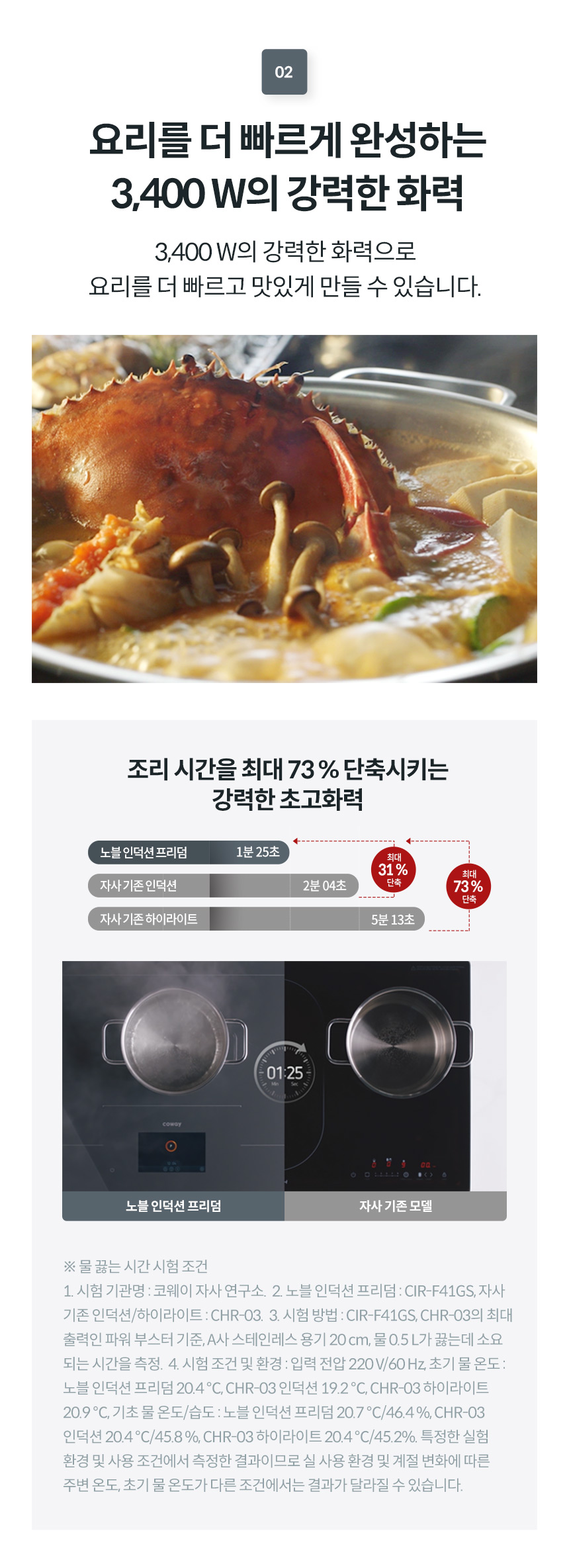 코웨이 CIR-F41 코웨이 노블 인덕션 All-Free 상세이미지 8