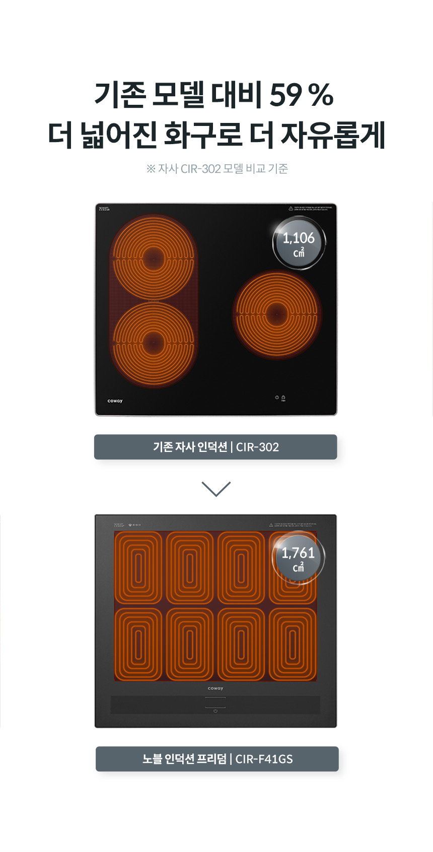 코웨이 CIR-F41 코웨이 노블 인덕션 All-Free 상세이미지 3