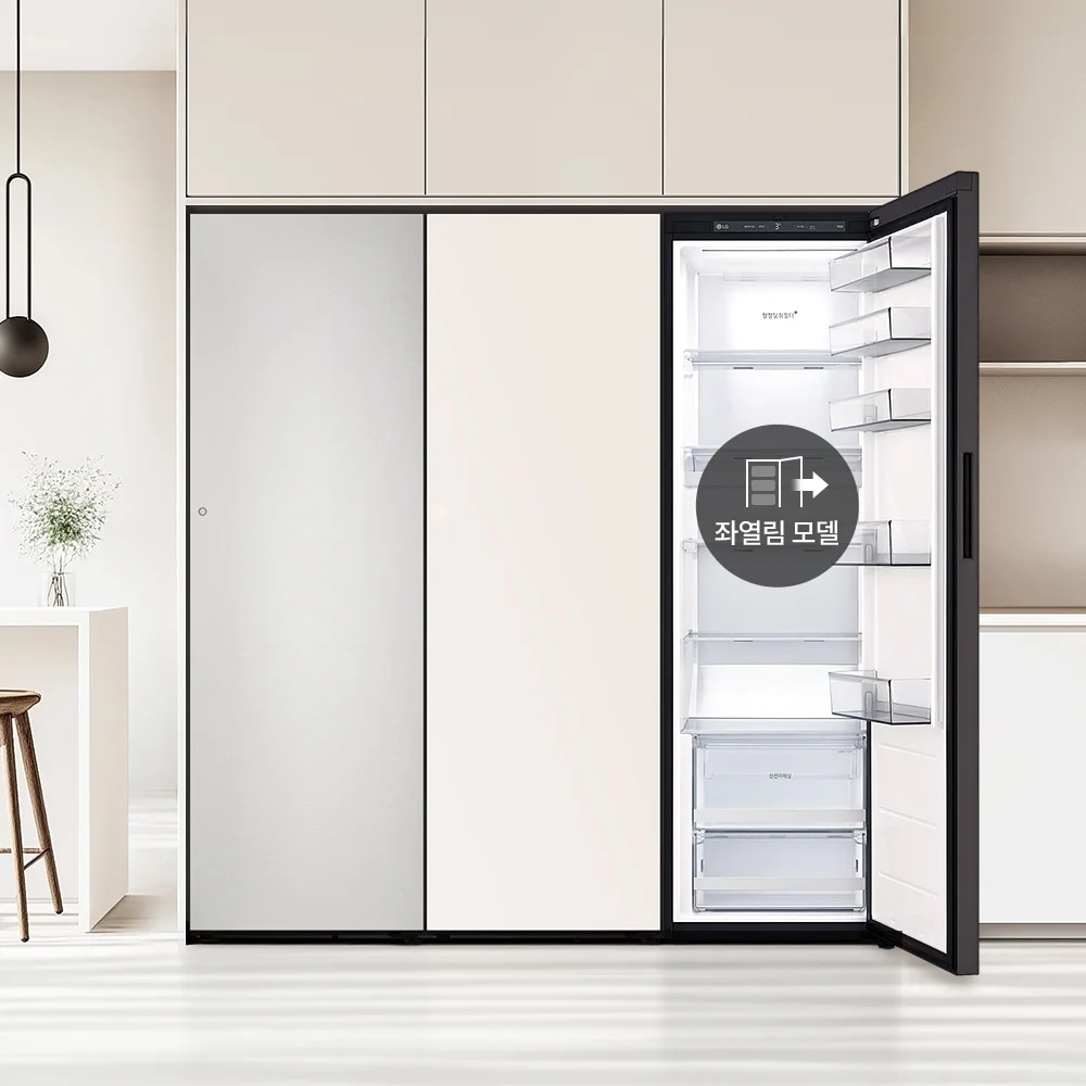 LG전자 x324sv7s LG 컨버터블 패키지 오브제컬렉션 Fit & Max (냉장전용고, 좌열림) 제품 이미지