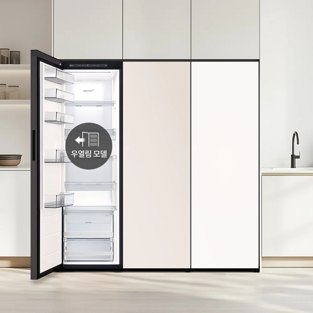 LG전자 z324ss7sk LG 컨버터블 패키지 오브제컬렉션 Fit & Max (김치전용고, 우열림) 제품 이미지