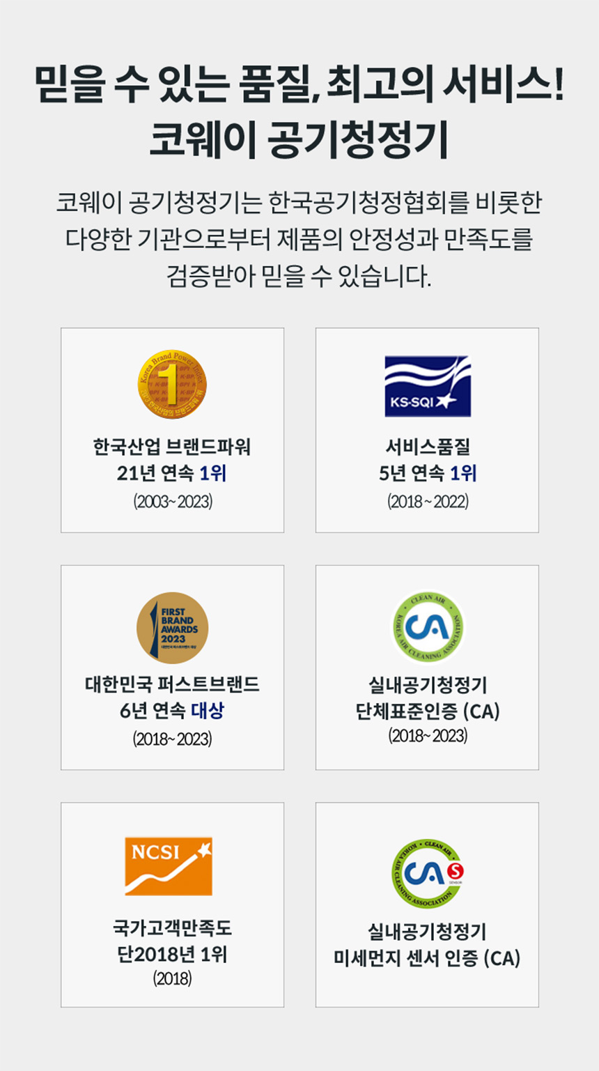 코웨이 AP-2023K 코웨이 노블 공기청정기2 상세이미지 37