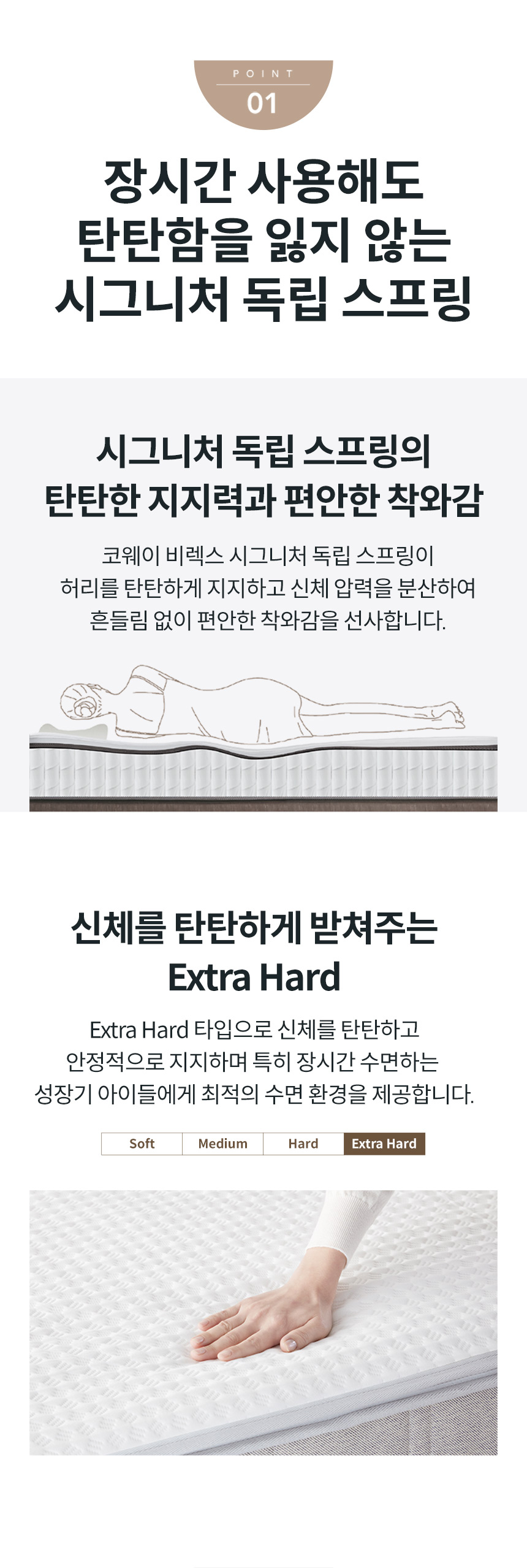 코웨이 CMSS-ST01EH 코웨이 비렉스 엘리트 매트리스 상세이미지 2
