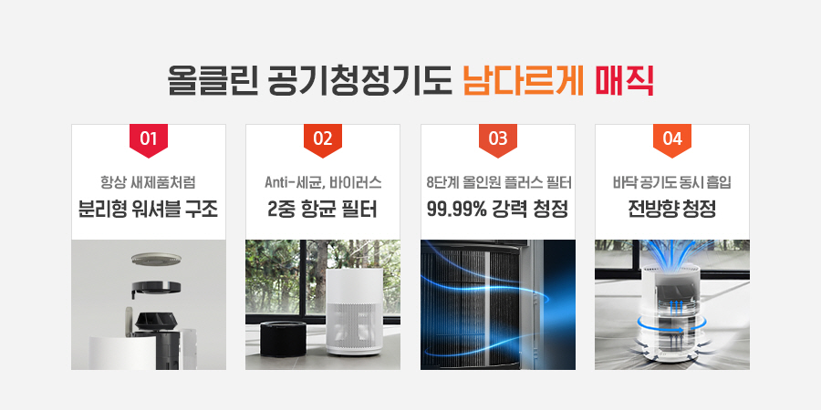 SK매직 ACL15C1ASSWH SK매직 올클린 공기청정기 ACL-15C1A 상세이미지 1
