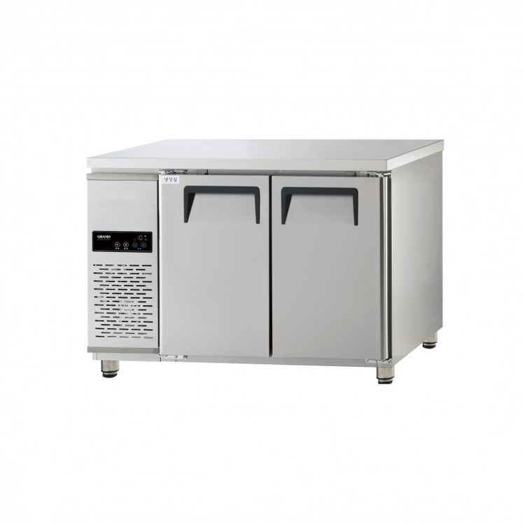 동양렌탈 GWFM-120RT 그랜드우성 4자 업소용 간냉식 올냉장 보냉테이블 냉장고 제품 이미지