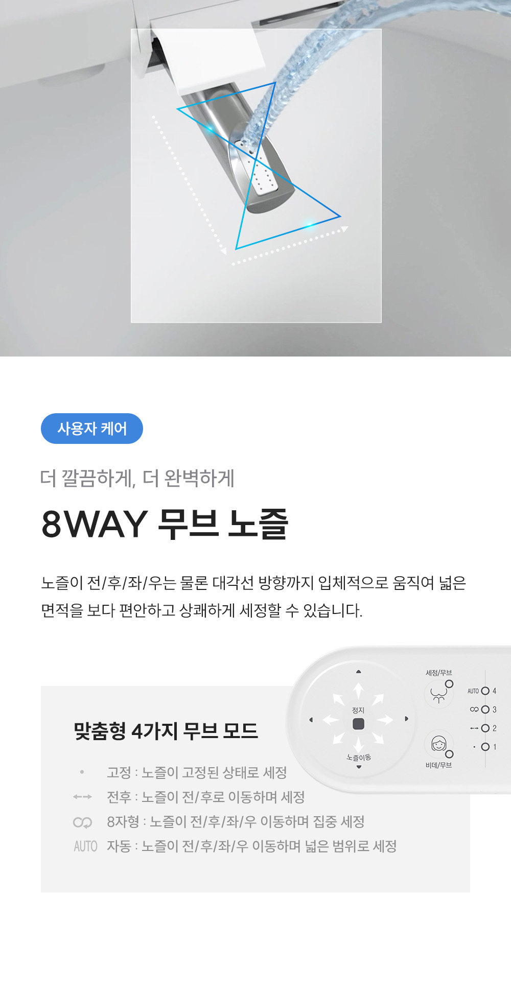 쿠쿠 CBT-QSB1041W 트리플케어8 비데 상세이미지 7