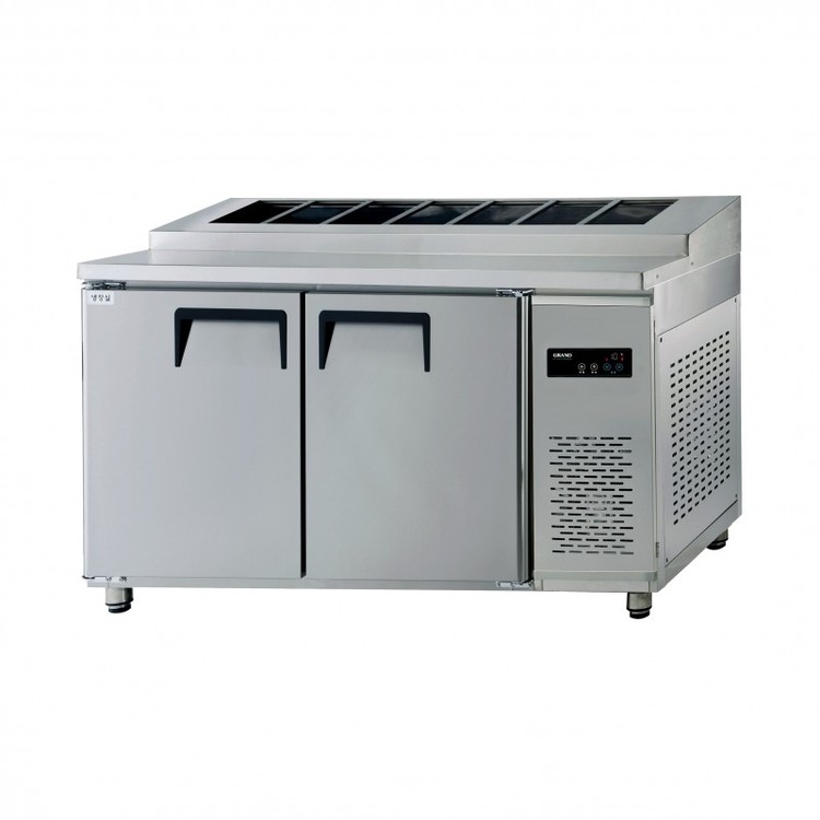 동양렌탈 GWFM-150RTT 그랜드우성 업소용 간냉식 5자 올냉장 피자 김밥 토핑테이블 냉장고 제품 이미지