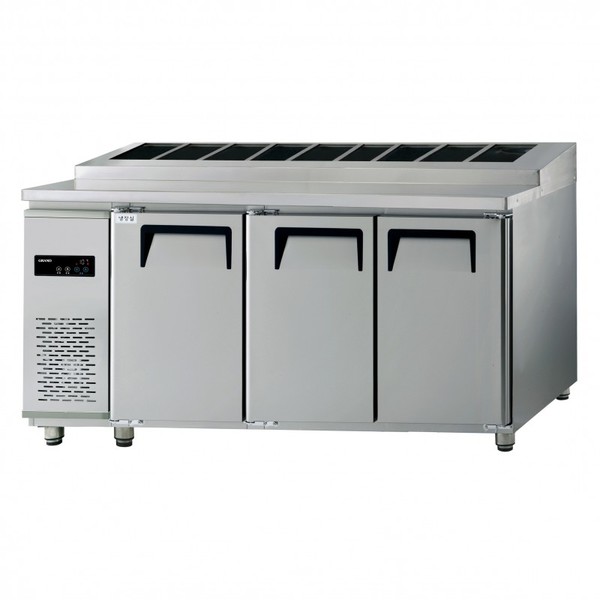동양렌탈 GWFM-180RTT 그랜드우성 업소용 간냉식 6자 올냉장 피자 김밥 토핑테이블 냉장고 제품 이미지