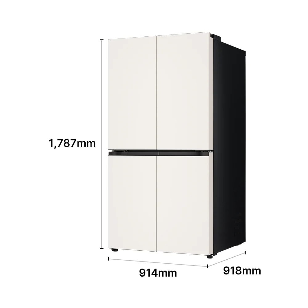 LG전자 t876mee012 LG 디오스 AI 오브제컬렉션 냉장고 제품 이미지 4