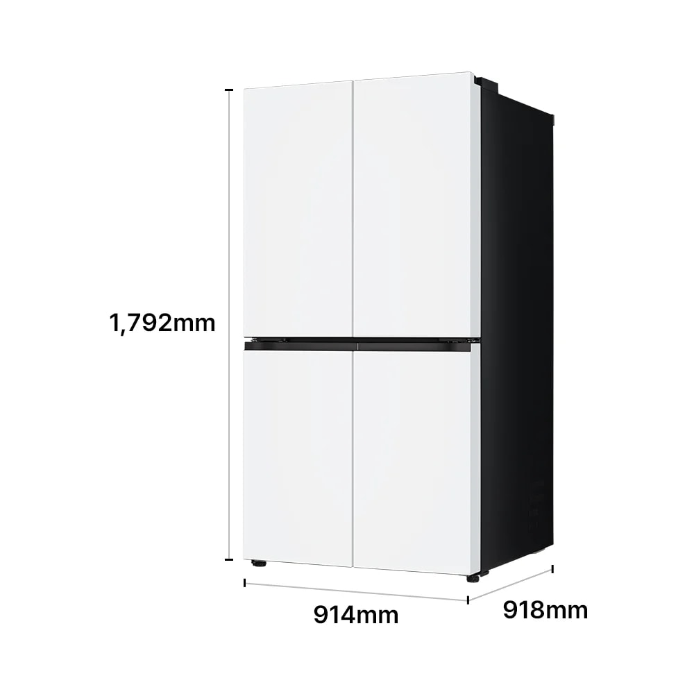 LG전자 t876mqq012 LG 디오스 AI 오브제컬렉션 냉장고 제품 이미지 4