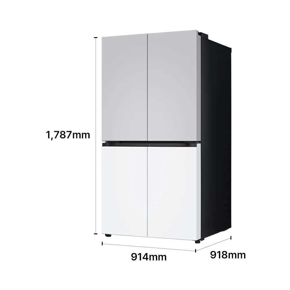 LG전자 t876mrq012 LG 디오스 AI 오브제컬렉션 냉장고 제품 이미지 4