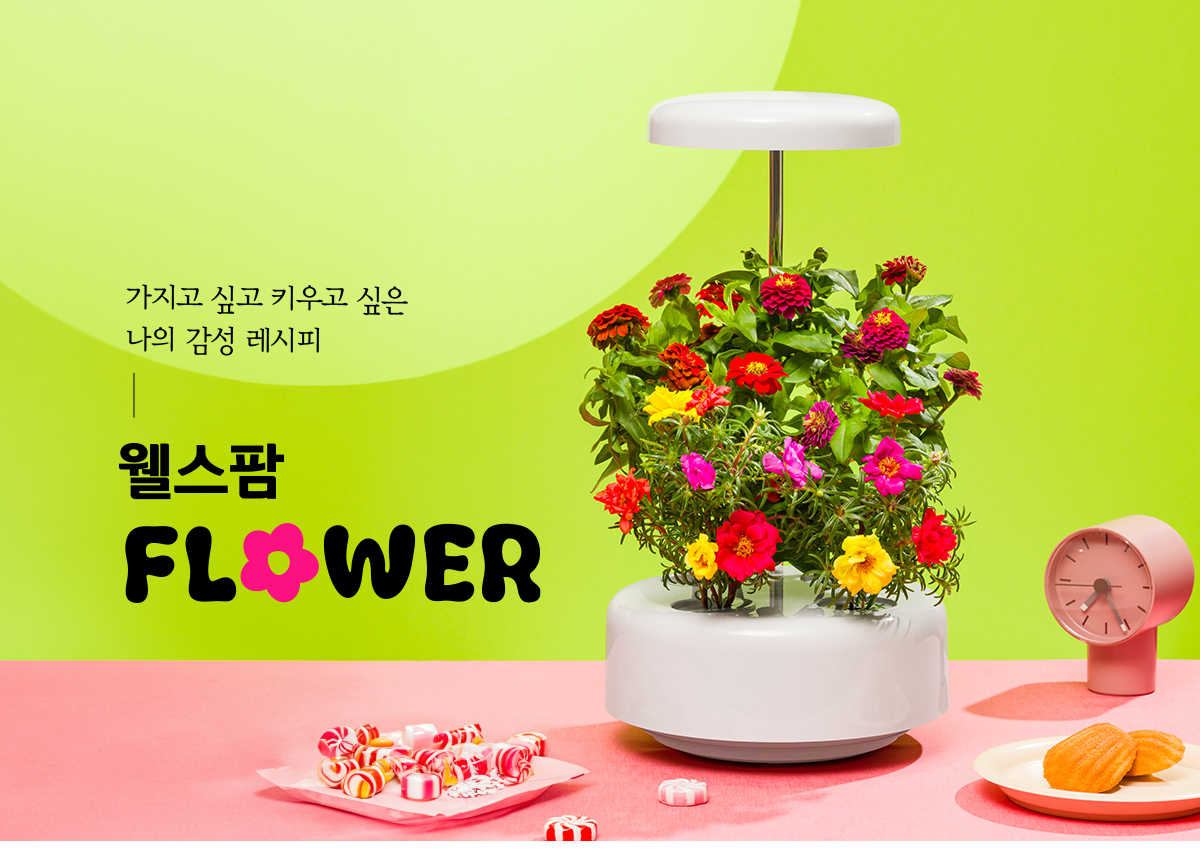 교원웰스 GQ104 웰스팜 플라워 초심자 패키지 상세이미지 1