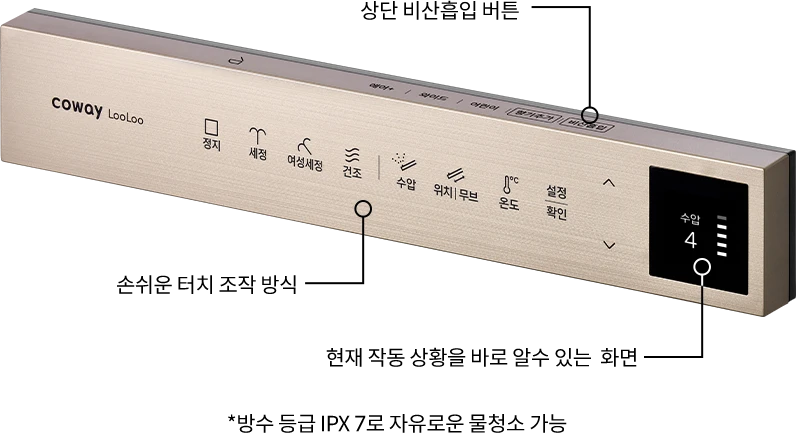 바형 터치형 리모컨