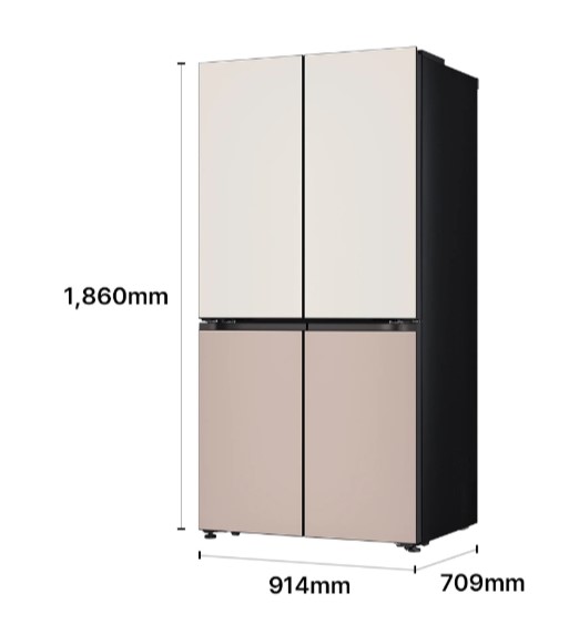 LG전자 G646GGA032 LG 디오스 AI 오브제컬렉션 냉장고 Fit & Max 650L 제품 이미지 2