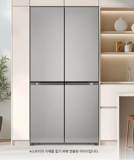 LG전자 G646SVV091 LG 디오스 AI 오브제컬렉션 STEM 베이직 냉장고 Fit & Max 635L 제품 이미지