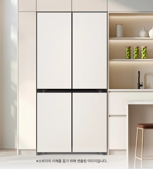 LG전자 G646GBB081 LG 디오스 AI 오브제컬렉션 STEM 베이직 냉장고 Fit & Max 635L 제품 이미지