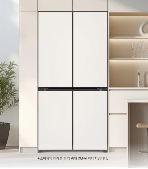 LG전자 G646GBB091 LG 디오스 AI 오브제컬렉션 STEM 베이직 냉장고 Fit & Max 635L 제품 이미지