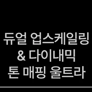 듀얼 업스케일링 & 다이내믹 톤 매핑 울트라