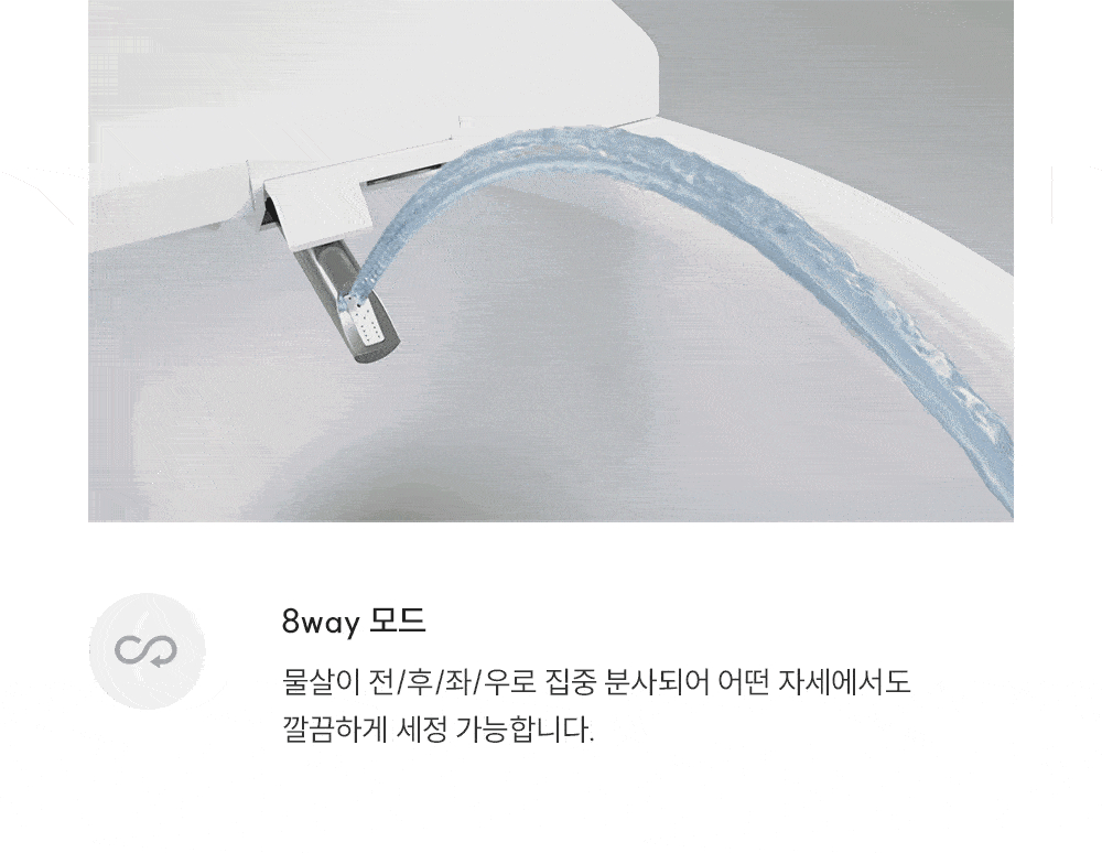 쿠쿠 CBT-QF1041W 인스퓨어 자동 물내림 비데 상세이미지 9