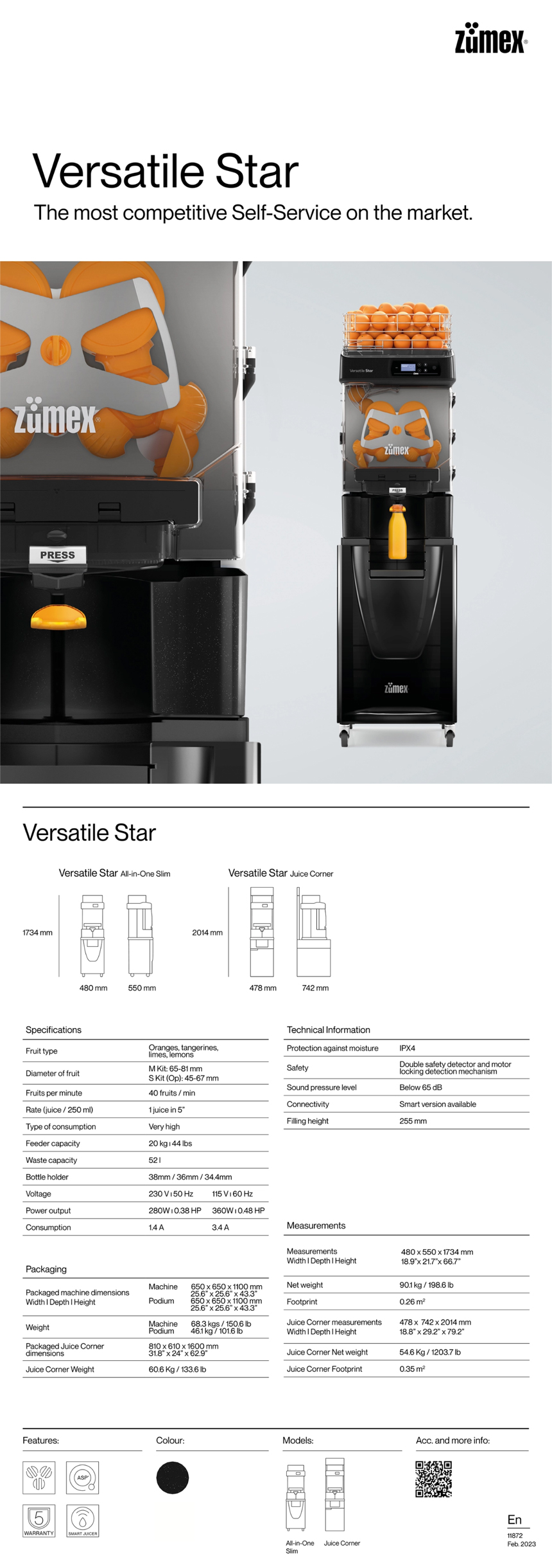 동양렌탈 Versatile Star 주멕스 오렌지 감귤 자몽 라임 쥬스 주스 착즙기 상세이미지 1