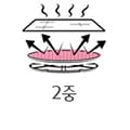 화살표가 위로 향해 열이 전달되는 이미지입니다. 2중이라는 텍스트가 있습니다.