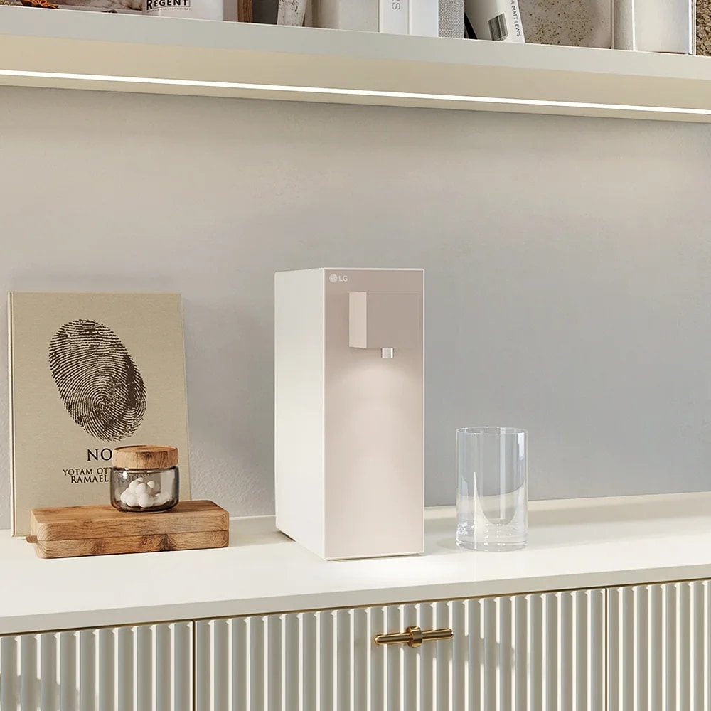 LG전자 wd120mnb LG 퓨리케어 오브제컬렉션 정수기 (라이트온, 정수전용) 제품 이미지