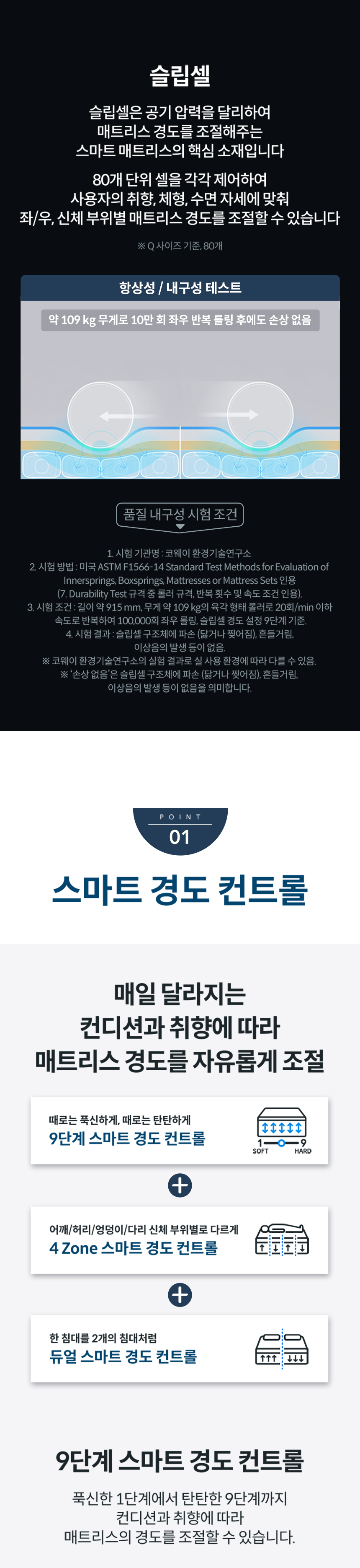 코웨이 CMLK-AS04 코웨이 비렉스 스마트 매트리스 S6 상세이미지 3
